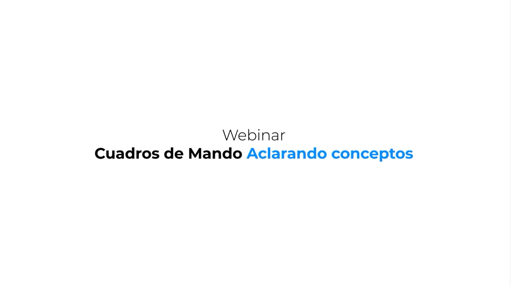 Cuadros de mando webinar