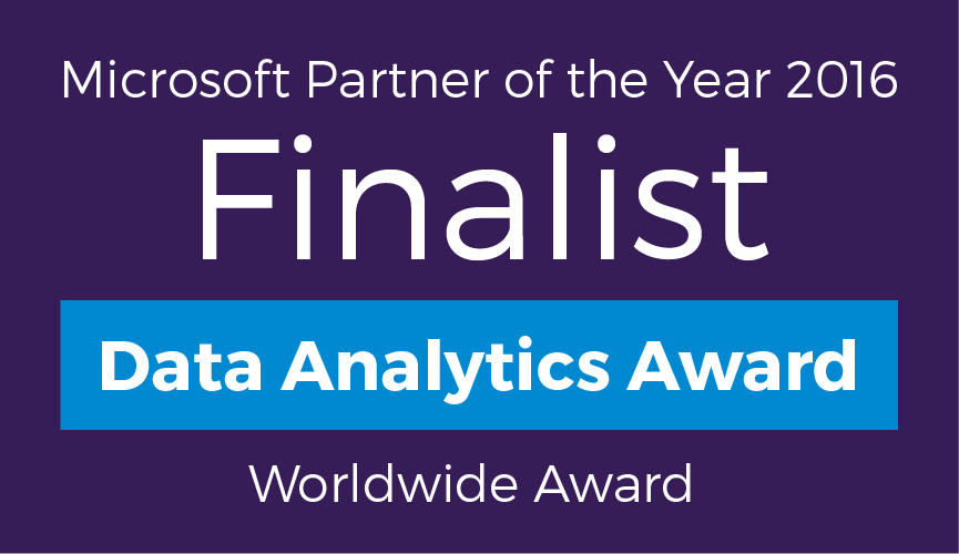 Certificacion Microsoft 2016 Data Analytics Award